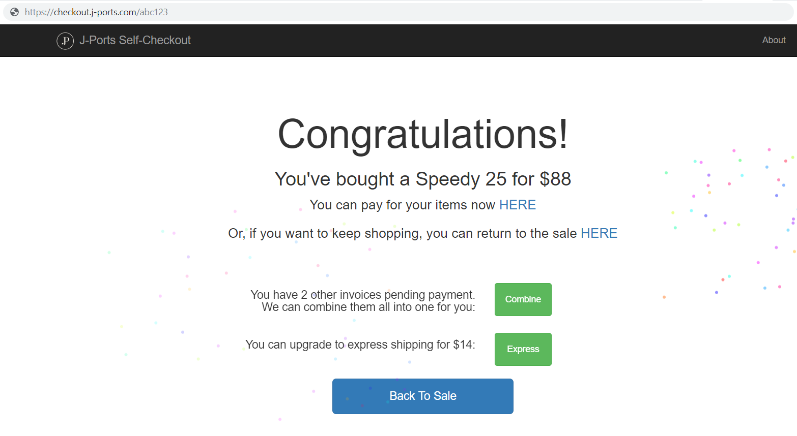Options for your newly claimed item